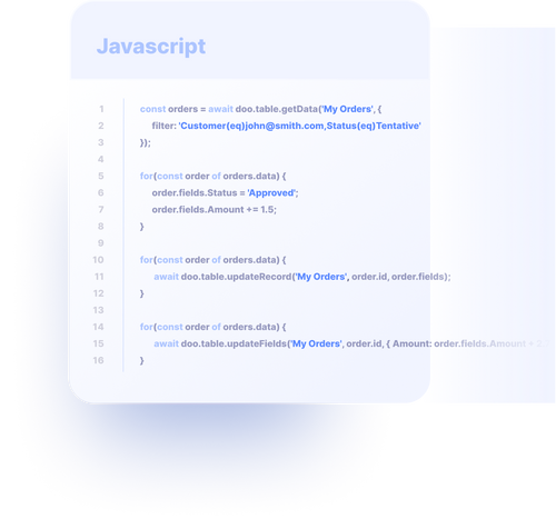 Benefits - JavaScript