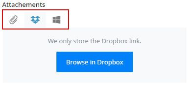 Integração de Dropbox e OneDrive