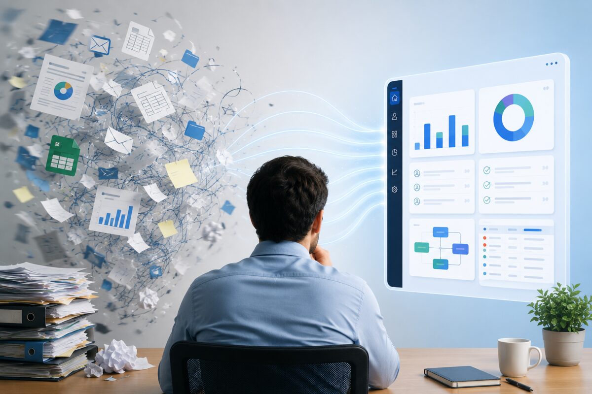 Debordelization of corporate data: how to manage the fear of switching to a new corporate system