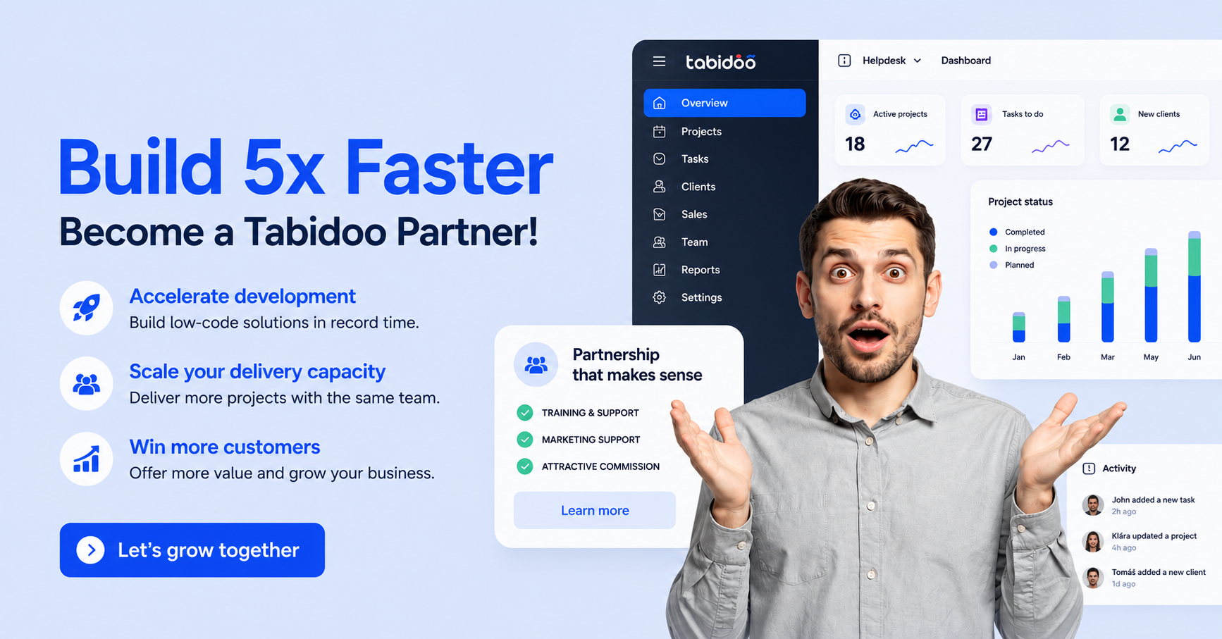 Tabidoo Partner Program: When tools make sense. Become a partner too!