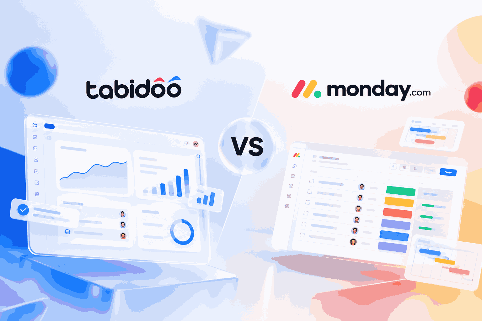 Tabidoo vs Monday