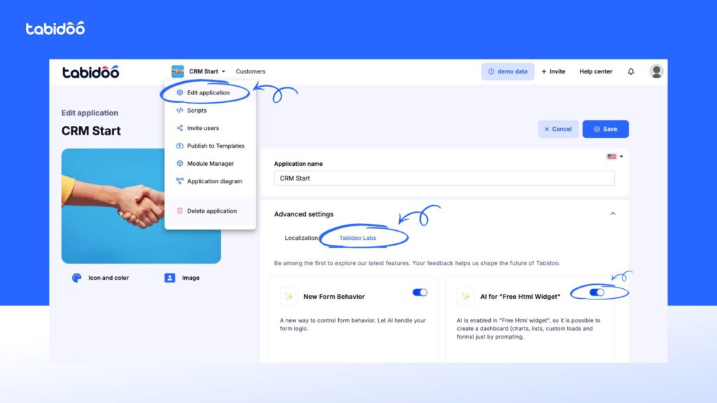 A new way to build widgets in Tabidoo is here