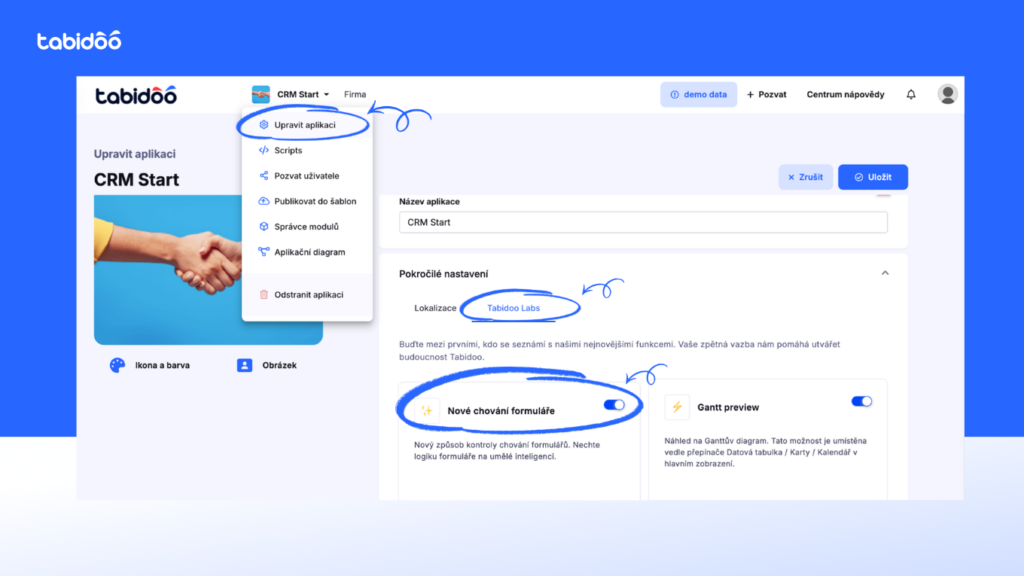 Formuláře v Tabidoo už nepotřebují programátora
