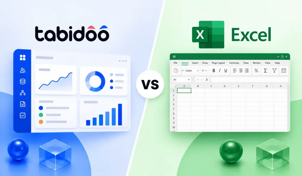 Tabidoo vs Excel: Comparison