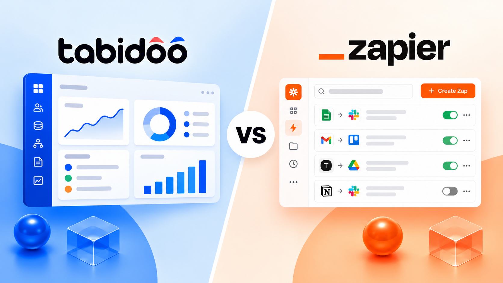 Tabidoo vs. Zapier: Comparison